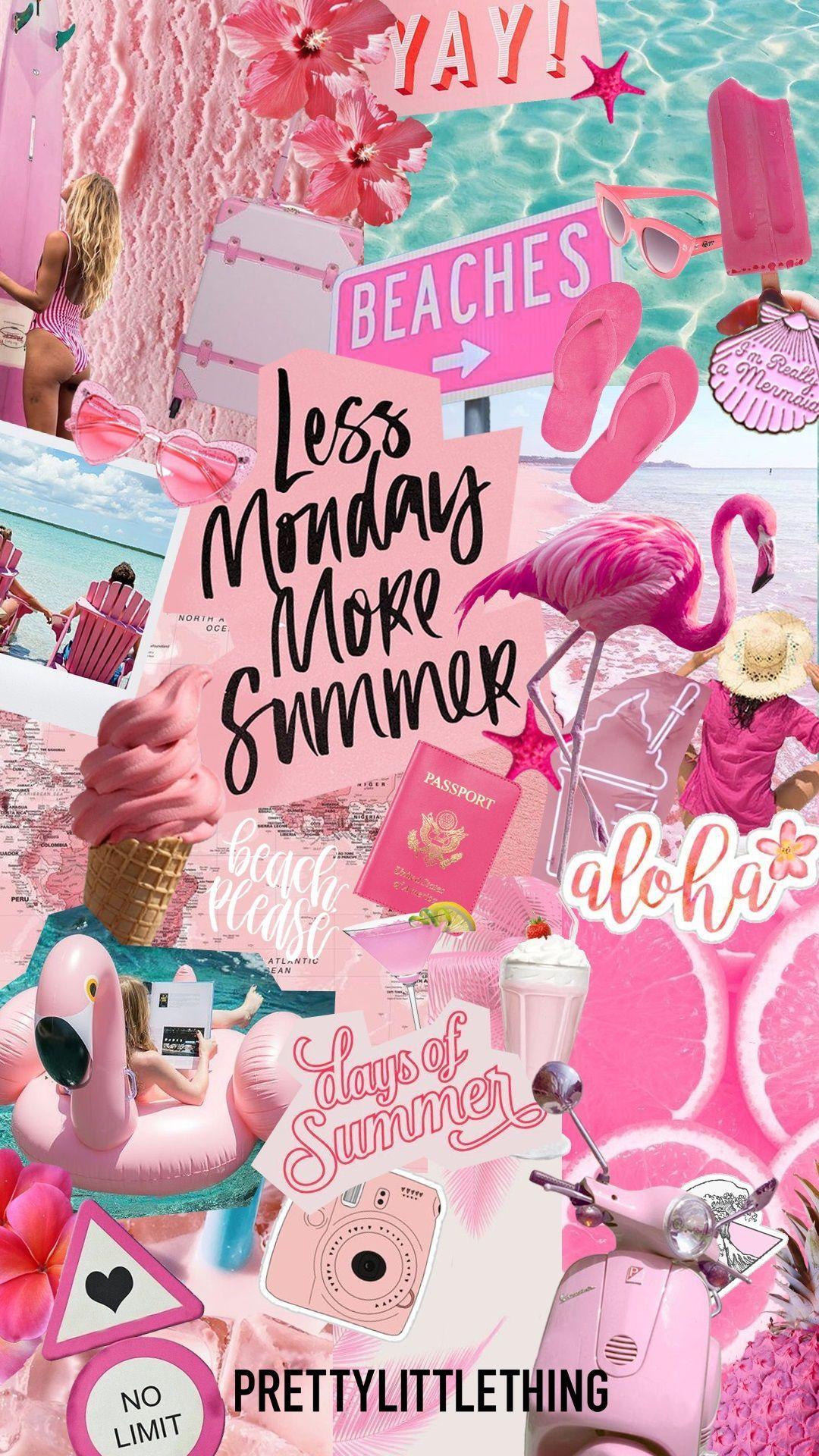 Pink Summer Wallpapers Top Free Pink Summer Backgrounds WallpaperAccess