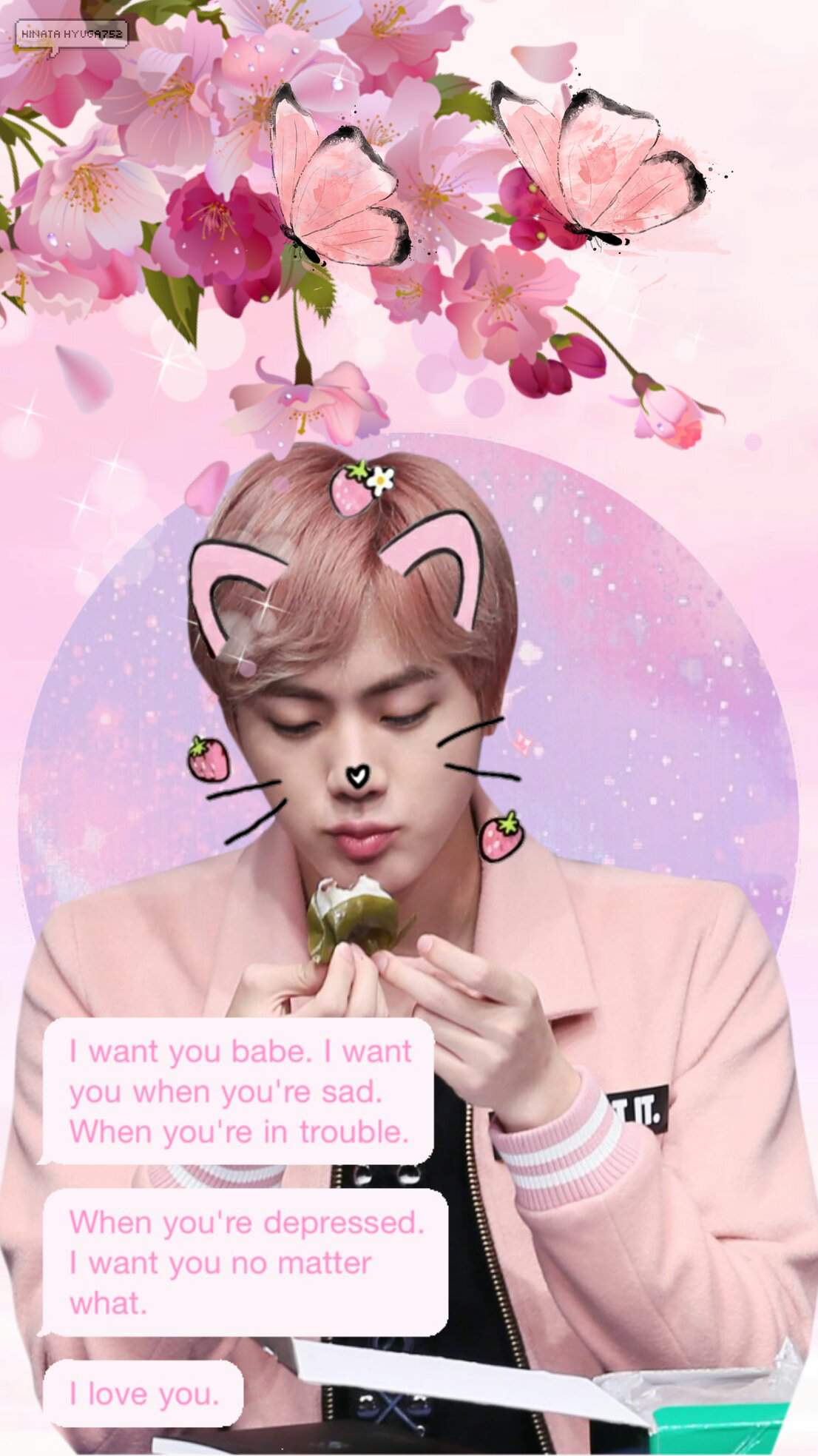 Pink BTS Laptop Wallpaper