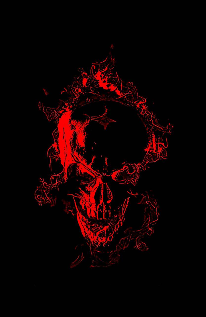 Red Skull Phone Wallpapers Top Free Red Skull Phone Backgrounds