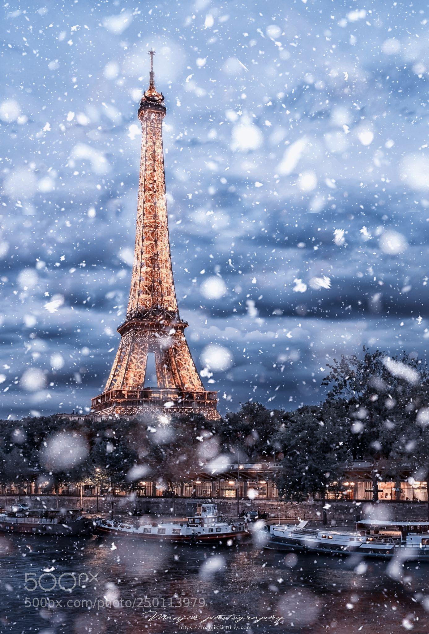 Snowy Paris Wallpapers Top Free Snowy Paris Backgrounds WallpaperAccess