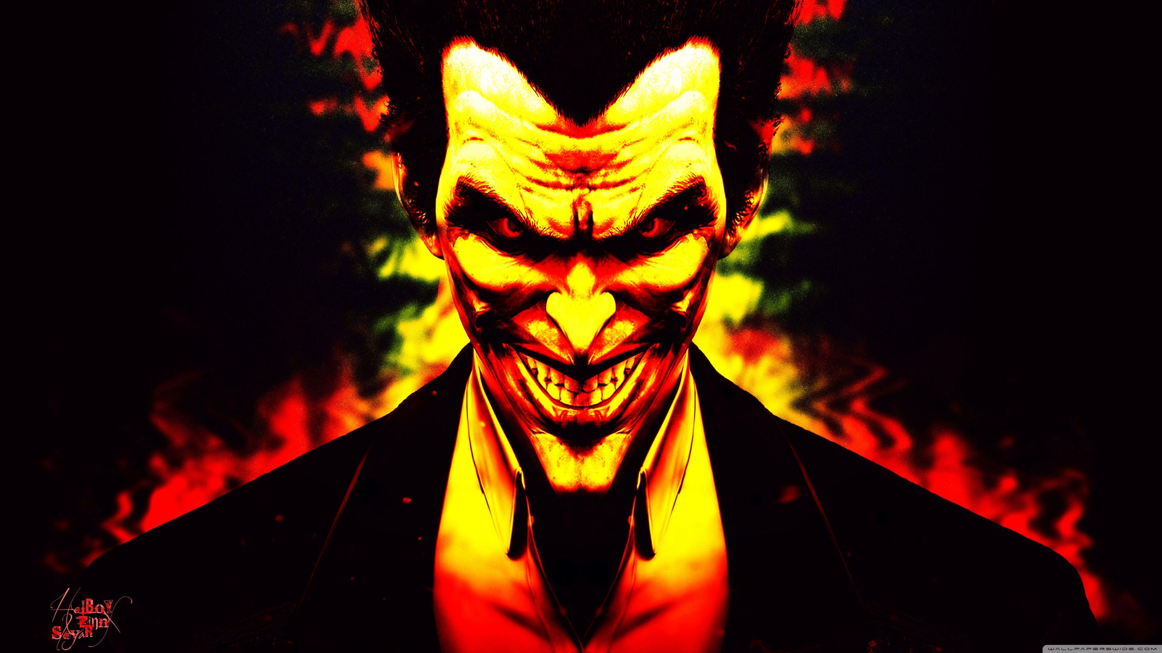 Red Joker Wallpaper 4K Pc