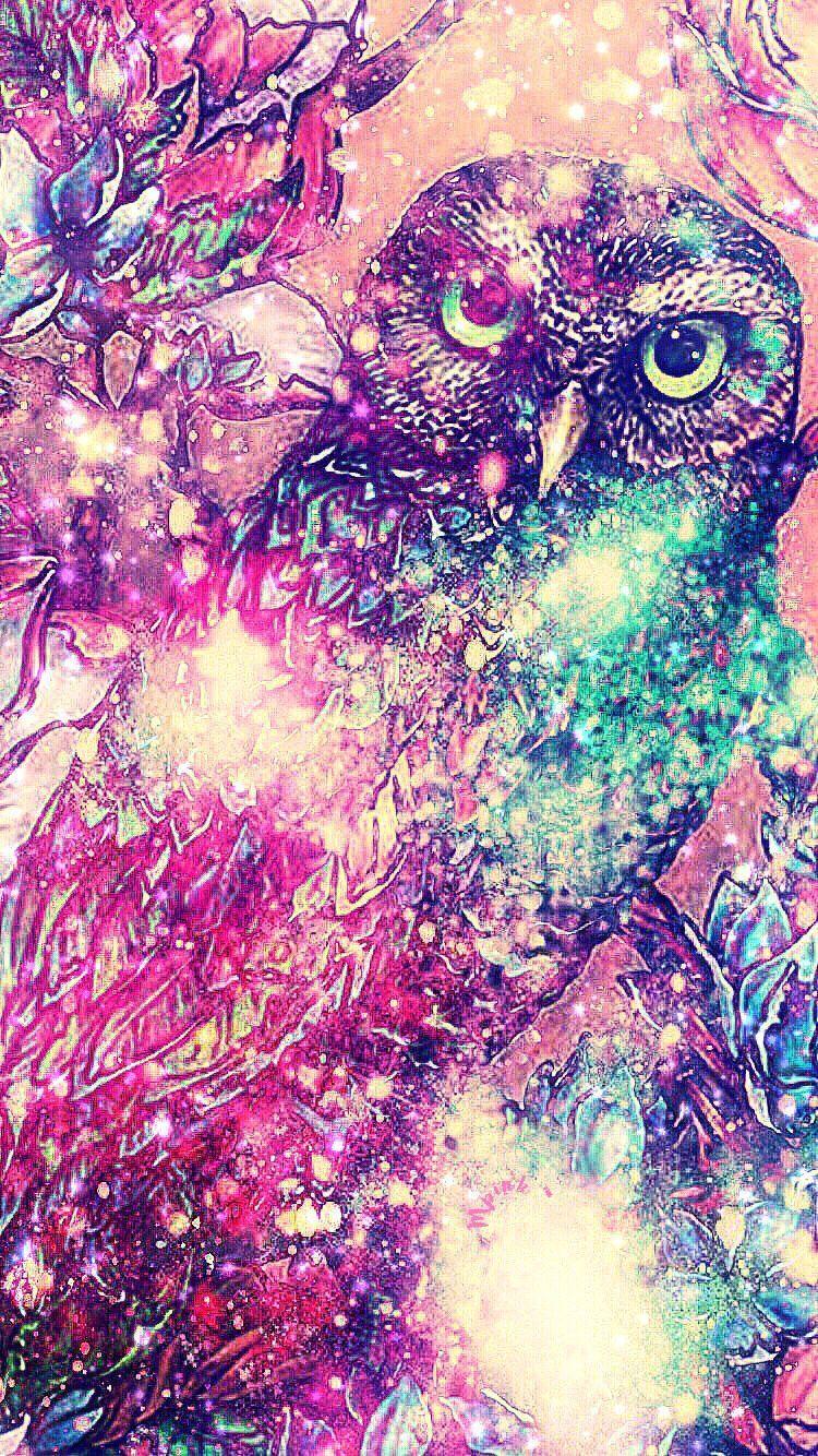 Cute Pink Owl Wallpaper For Iphone