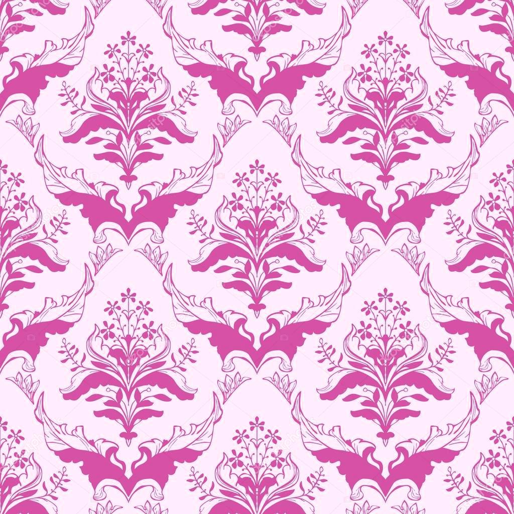Pink Damask Wallpapers Top Free Pink Damask Backgrounds WallpaperAccess