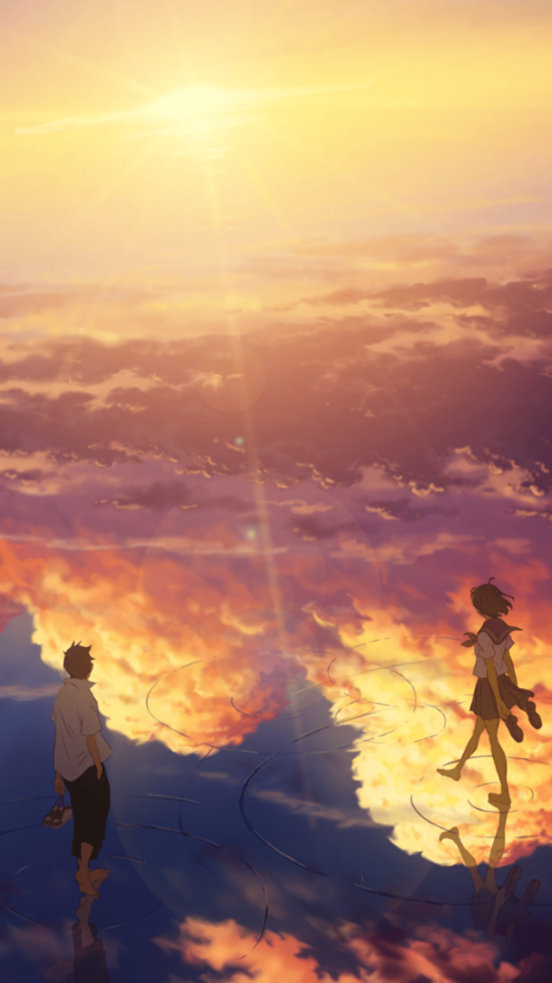 Anime Sunset iPhone Wallpapers Top Free Anime Sunset iPhone Backgrounds WallpaperAccess