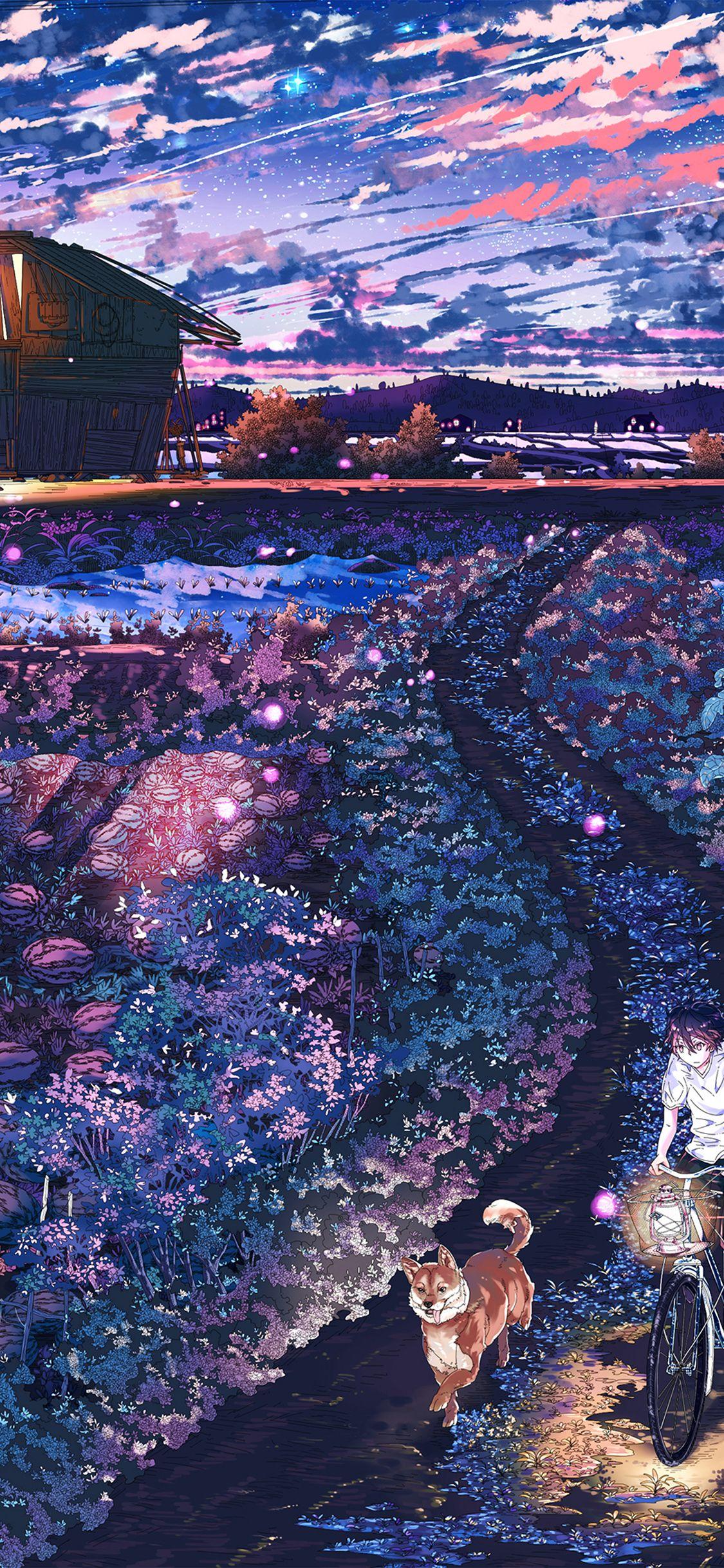 Anime Sunset iPhone Wallpapers Top Free Anime Sunset iPhone Backgrounds WallpaperAccess