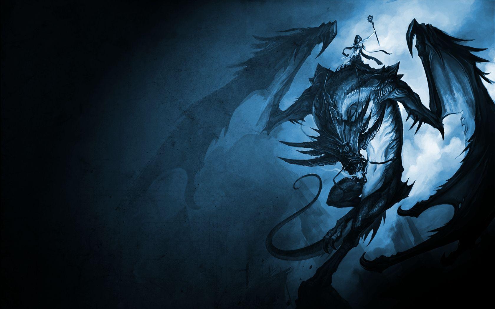 Black and Blue Dragon Wallpapers Top Free Black and Blue Dragon Backgrounds WallpaperAccess