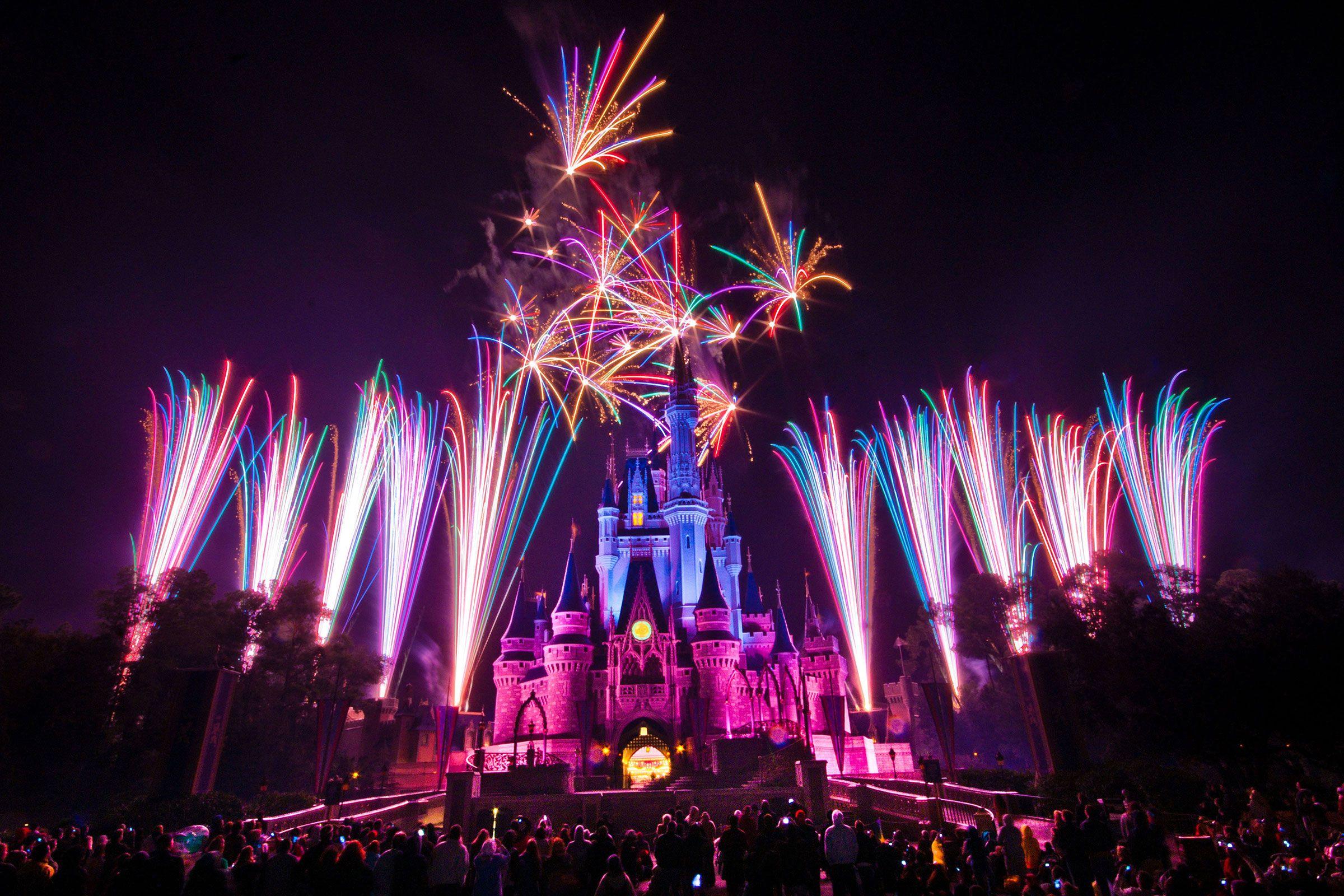 Disney Fireworks Wallpapers Top Free Disney Fireworks Backgrounds