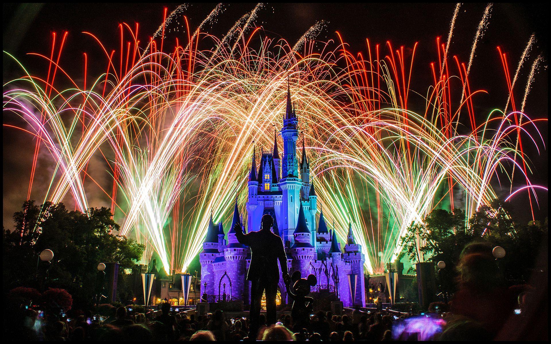 Disney Fireworks Wallpapers Top Free Disney Fireworks Backgrounds