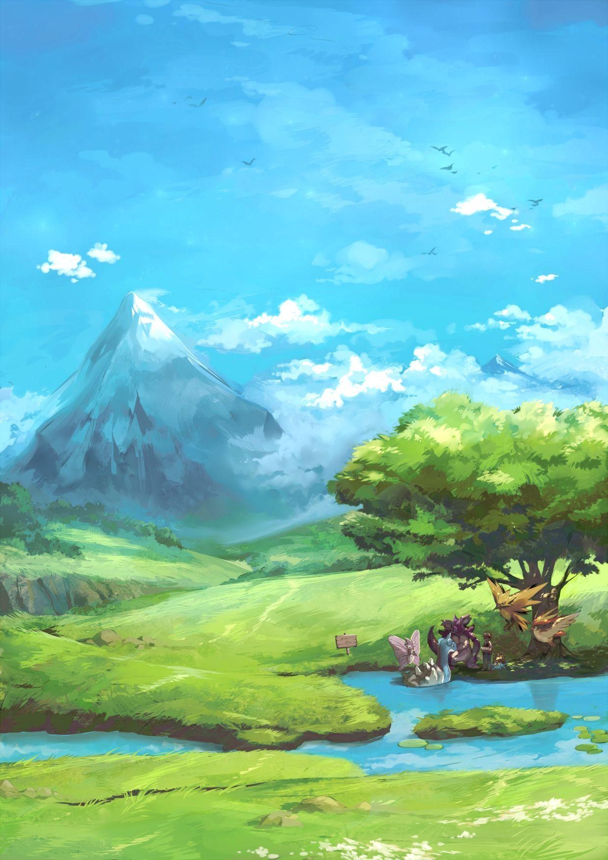 Pokemon Scenery Wallpapers Top Free Pokemon Scenery Backgrounds