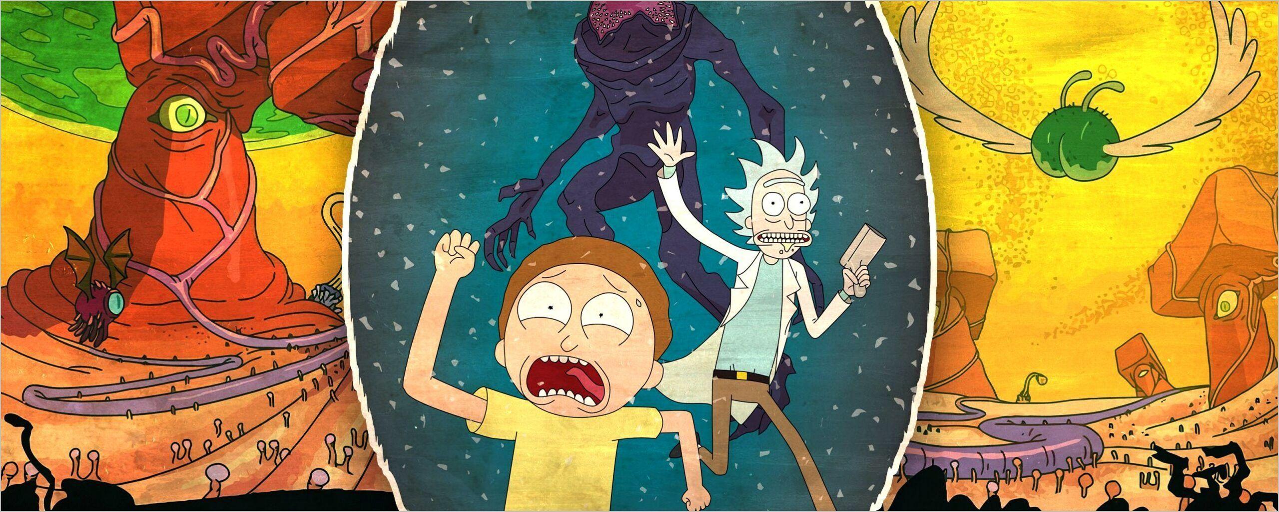 Rick and Morty Dual Monitor Wallpapers Top Free Rick and Morty Dual