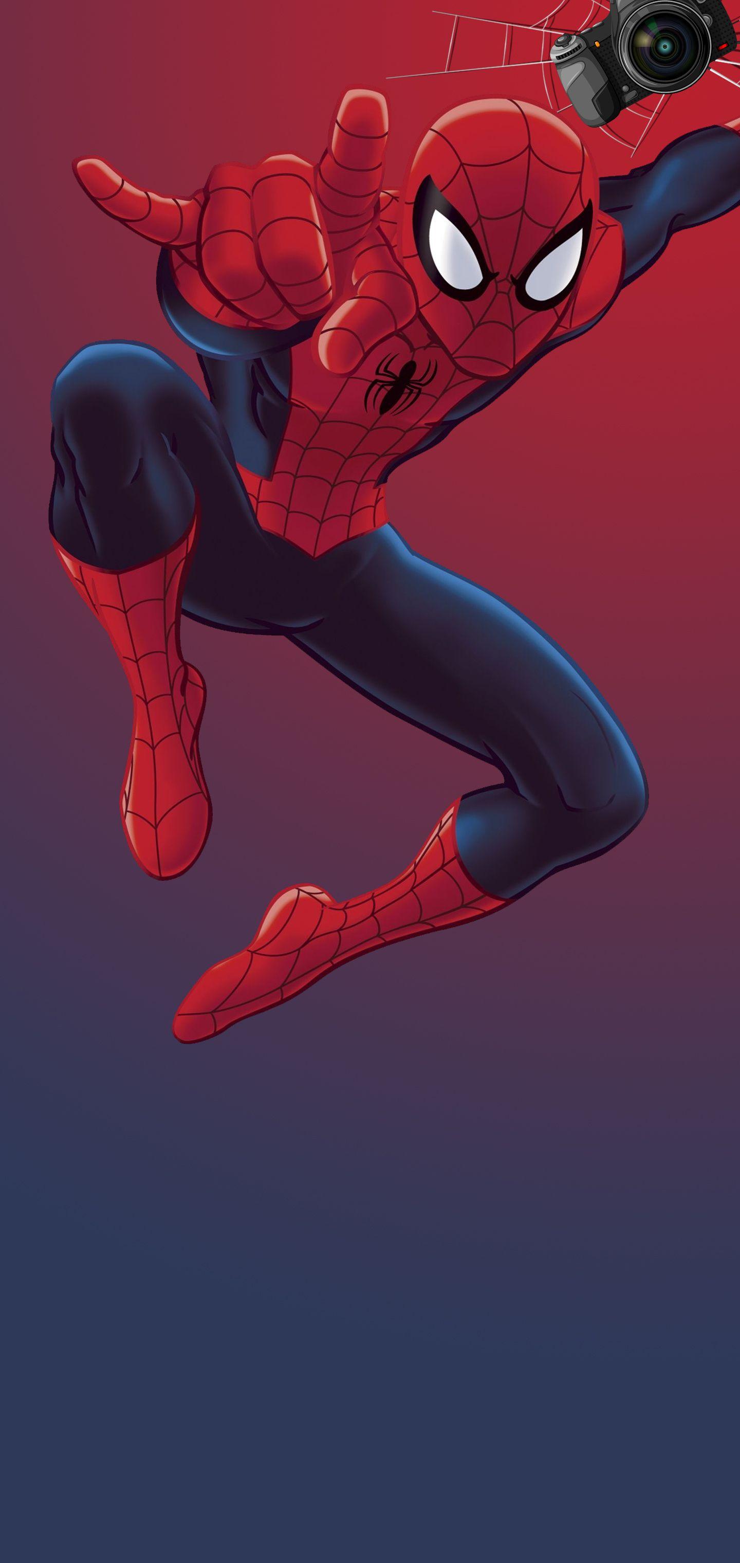 Spiderman Punch Hole Wallpapers Top Free Spiderman Punch Hole