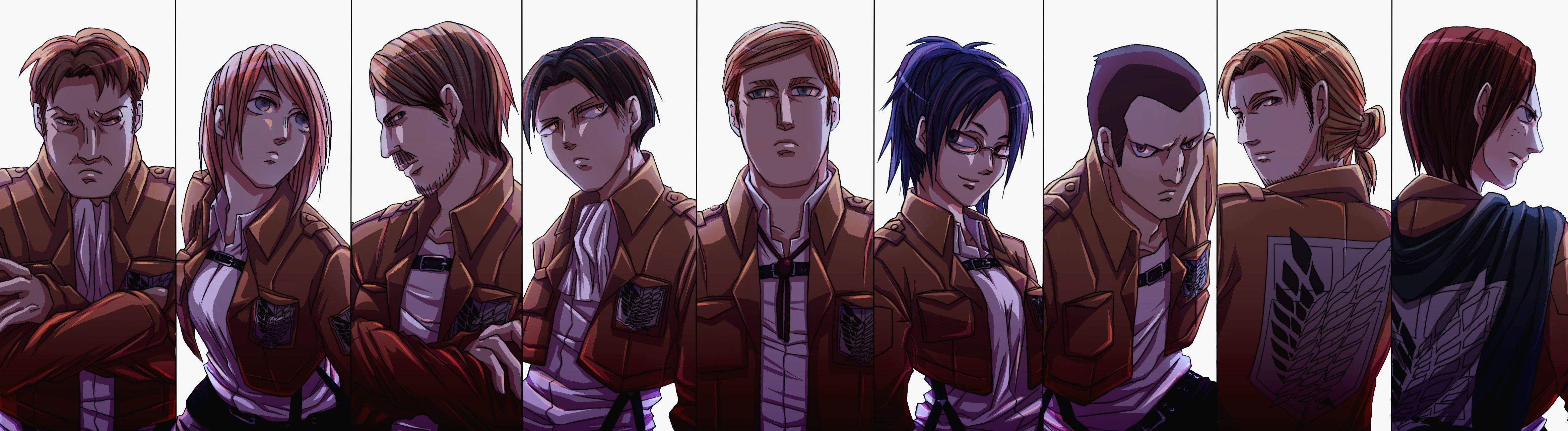 Attack On Titan Dual Monitor Wallpapers Top Free Attack On Titan Dual