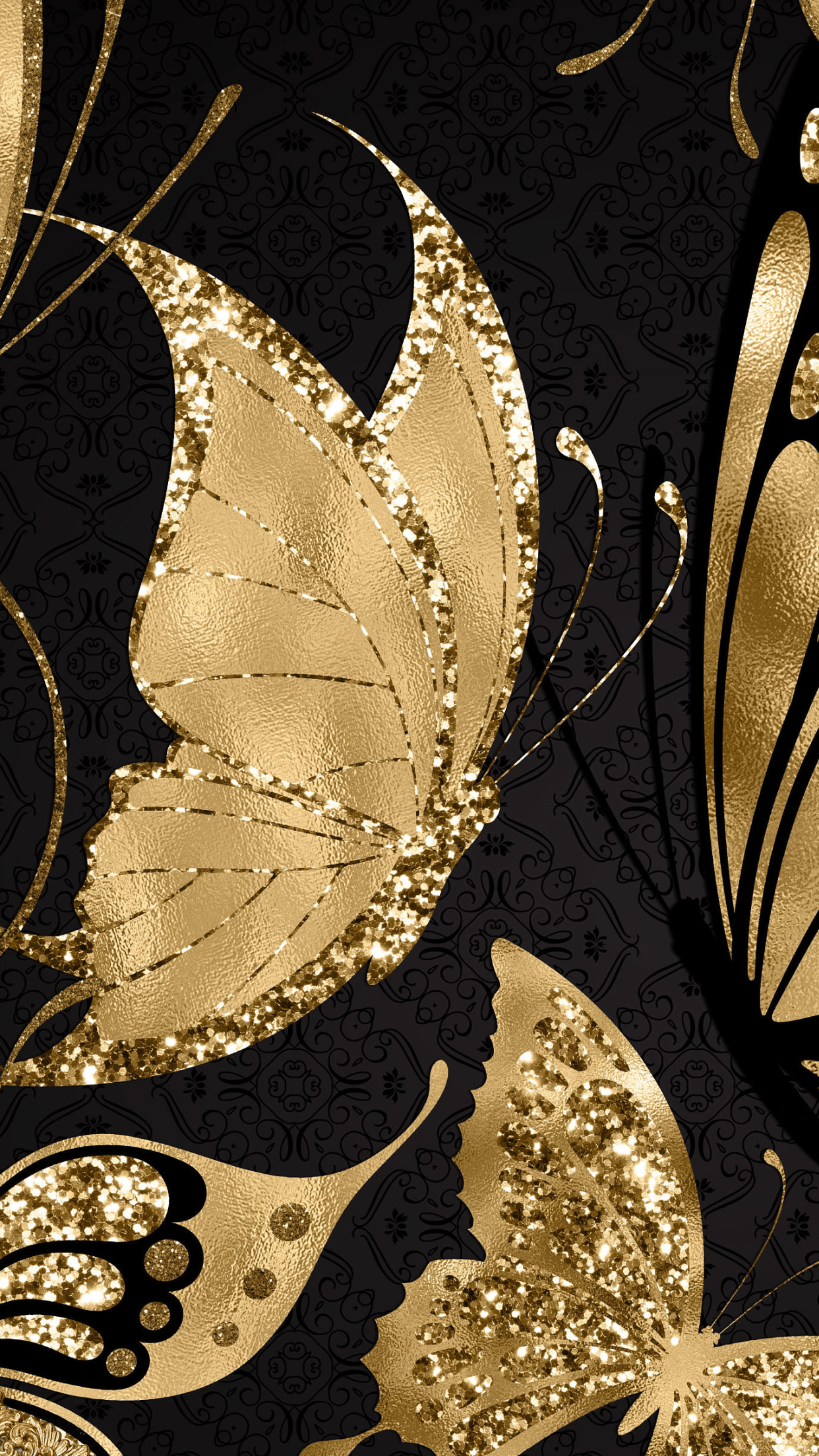 Golden Butterfly Wallpapers Top Free Golden Butterfly Backgrounds