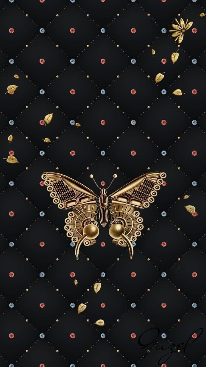 Gold and Black Butterfly Wallpapers Top Free Gold and Black Butterfly