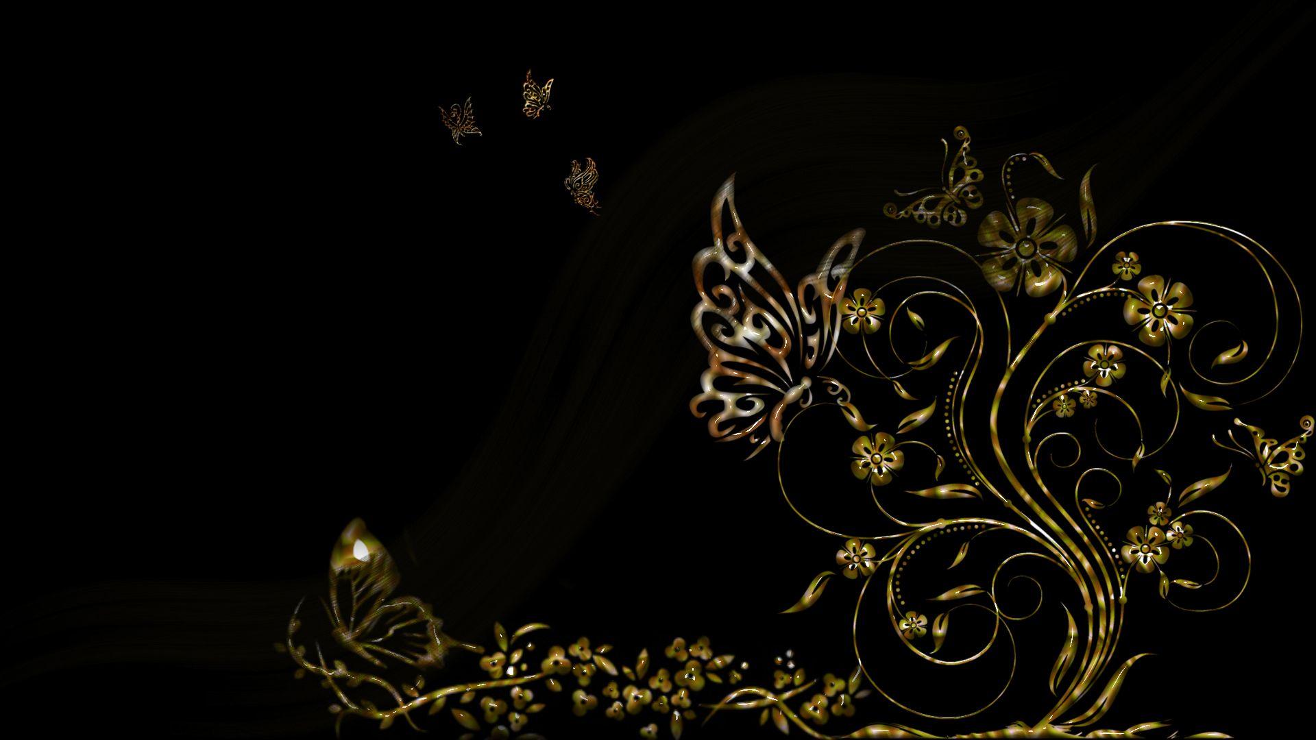 Golden Butterfly Wallpapers Top Free Golden Butterfly Backgrounds