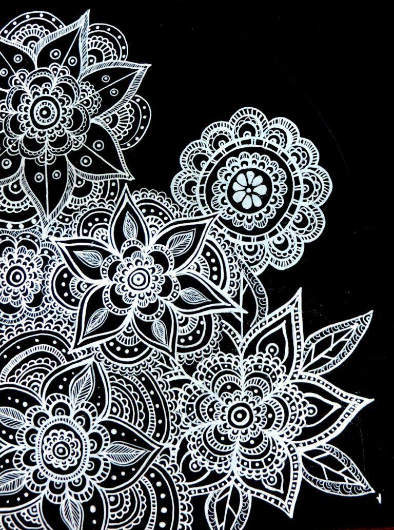Black Mandala Wallpapers Top Free Black Mandala Backgrounds WallpaperAccess