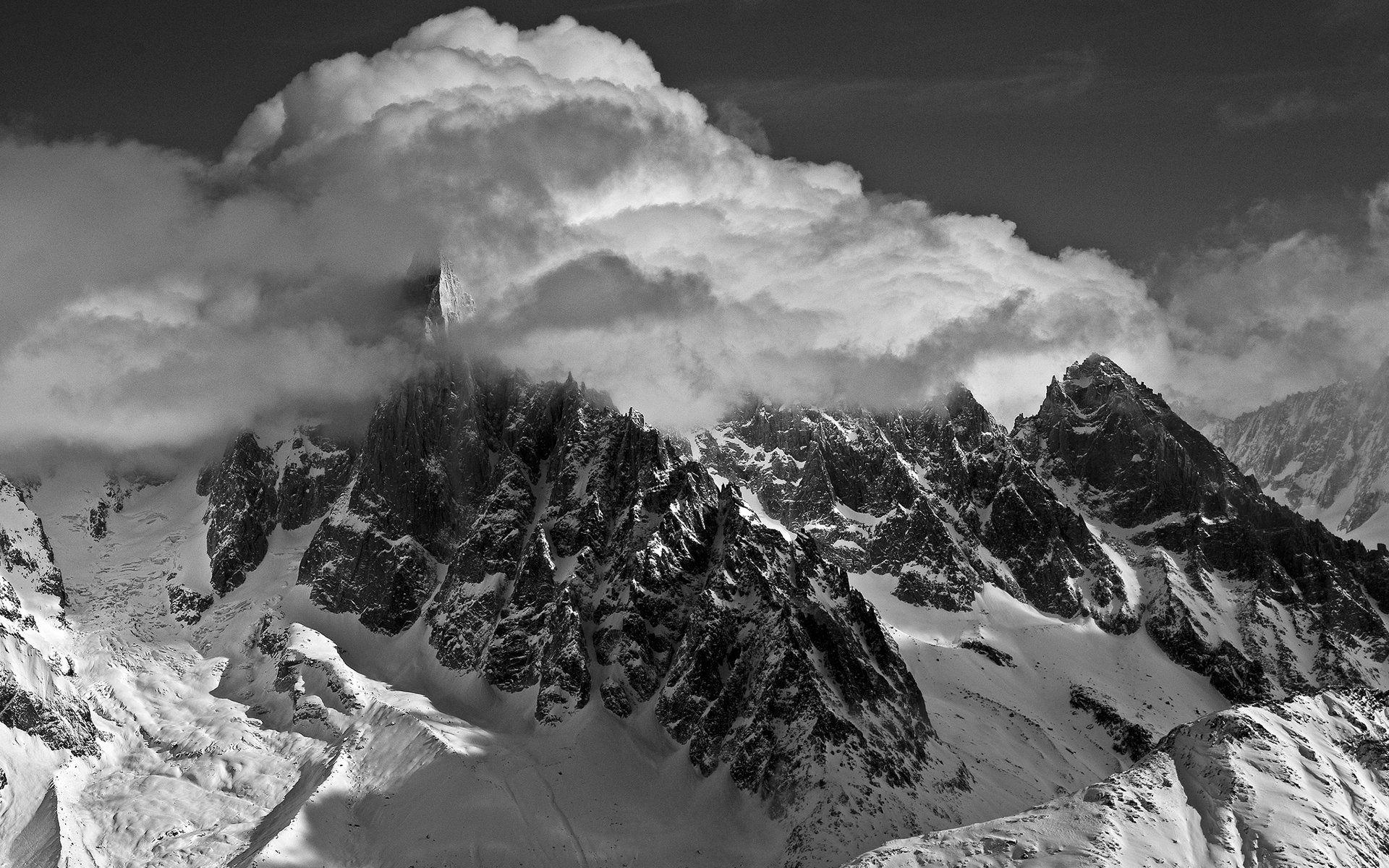 Black and White Mountain Wallpapers Top Free Black and White Mountain