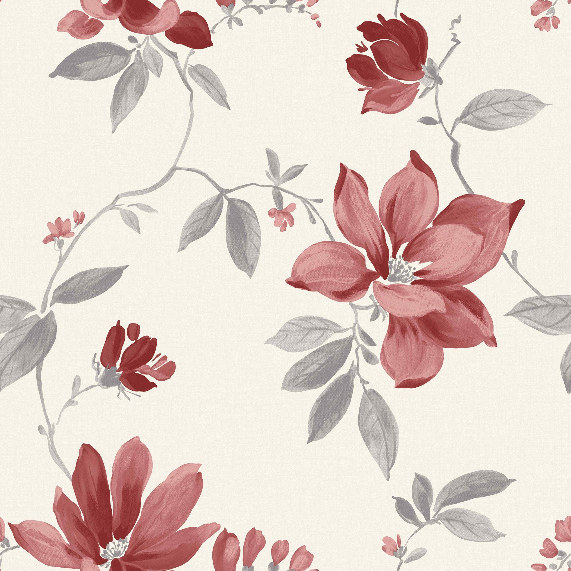 Red Floral Wallpapers Top Free Red Floral Backgrounds WallpaperAccess
