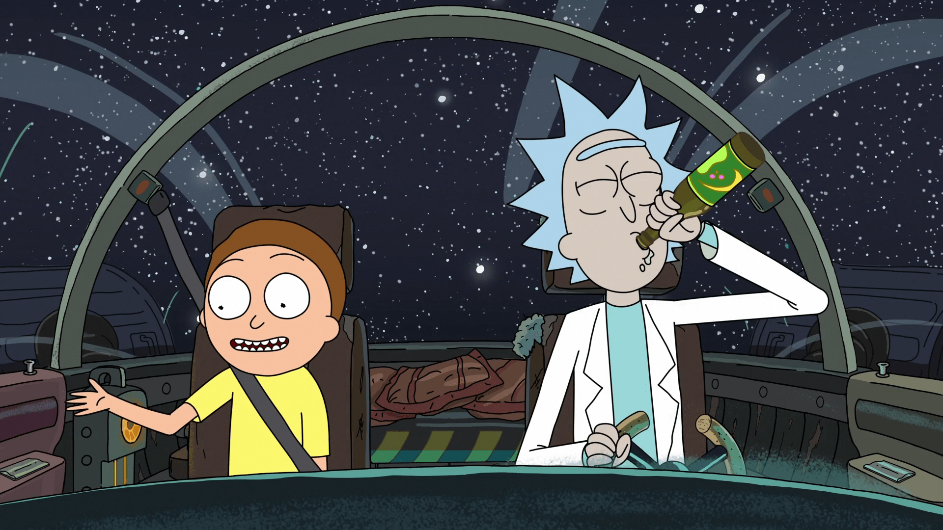 Rick and Morty Garage Wallpapers Top Free Rick and Morty Garage