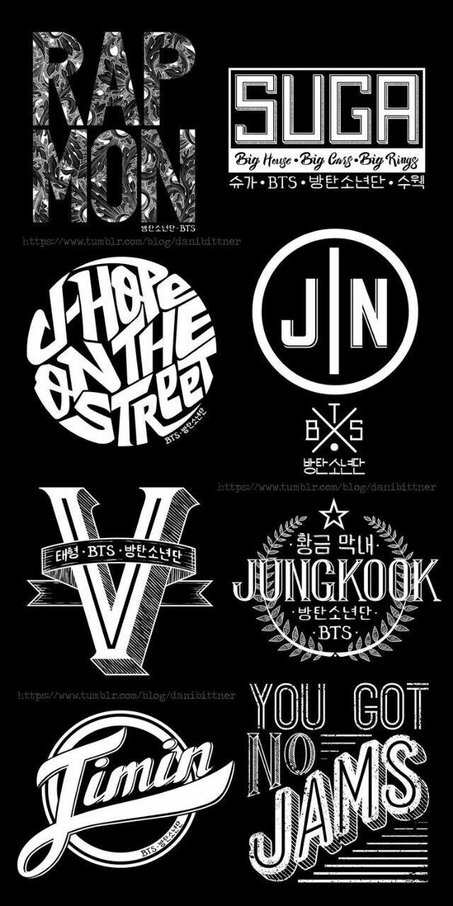 BTS Names Wallpapers Top Free BTS Names Backgrounds WallpaperAccess