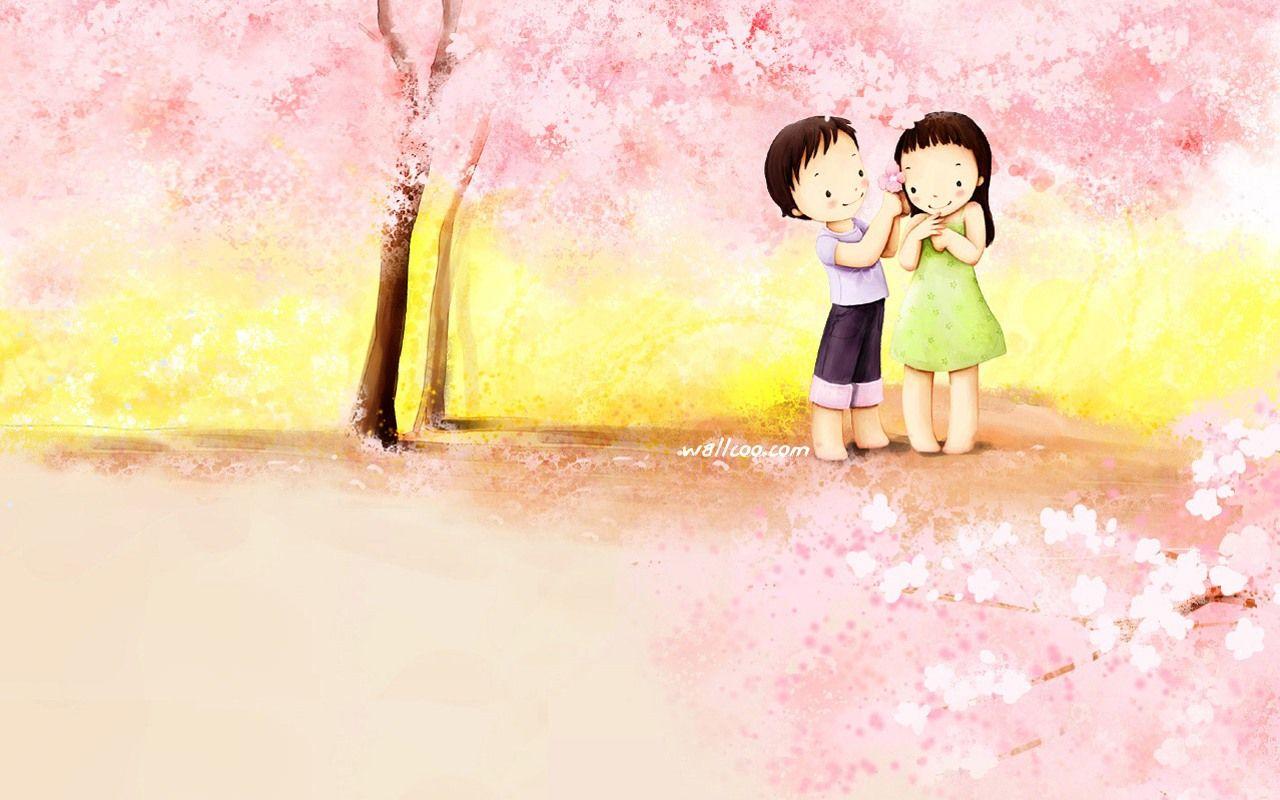 Cute Couple Cartoon Wallpapers Top Free Cute Couple Cartoon