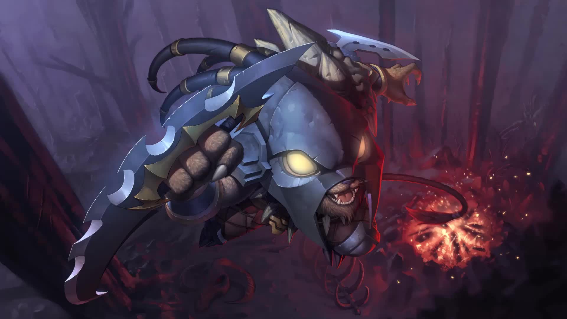Night Hunter Rengar Wallpapers Top Free Night Hunter Rengar