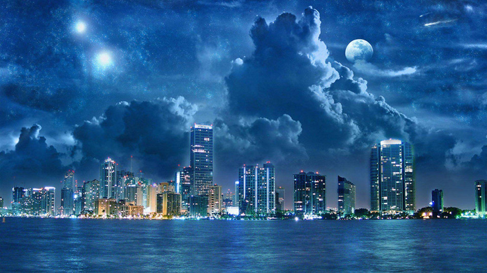 Cloudy City Wallpapers Top Free Cloudy City Backgrounds WallpaperAccess