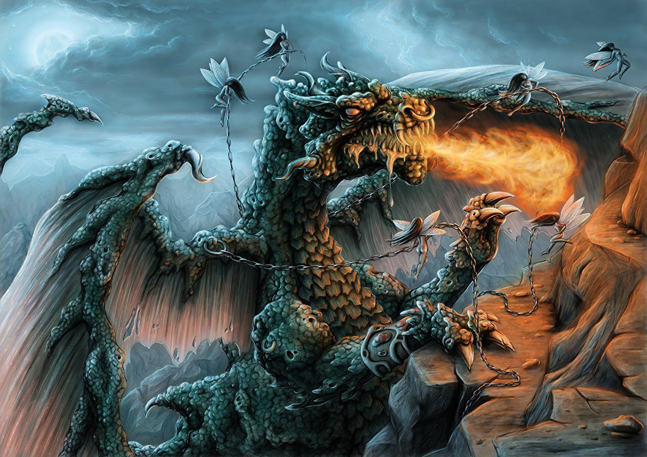Fairy and Dragon Wallpapers Top Free Fairy and Dragon Backgrounds
