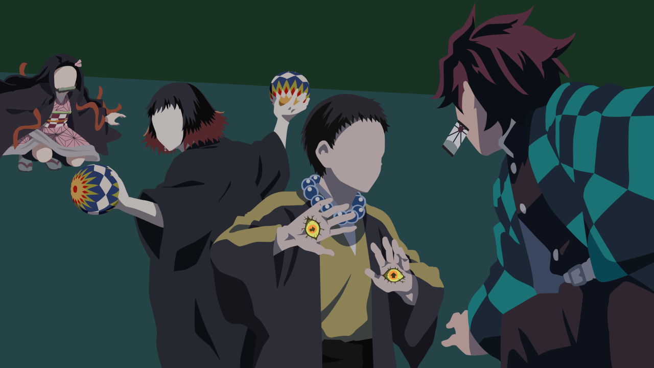Demon Slayer Minimalist Wallpapers Top Free Demon Slayer