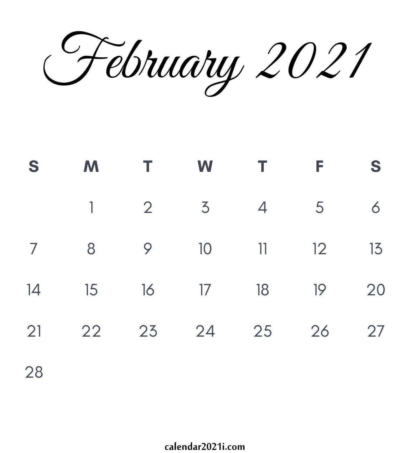 february calendar desktop wallpaper 2023 February 2021 Calendar Screensavers Cute February 2021 Calendar