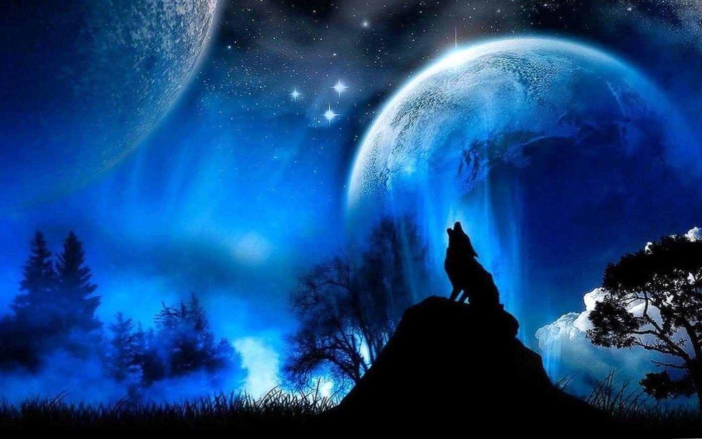 Blood Moon Wolf Wallpapers Top Free Blood Moon Wolf Backgrounds