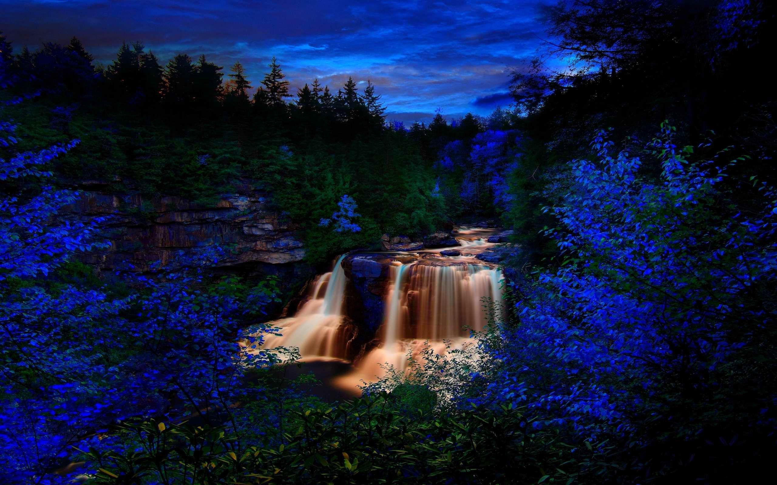 Blue Waterfall Wallpapers Top Free Blue Waterfall Backgrounds