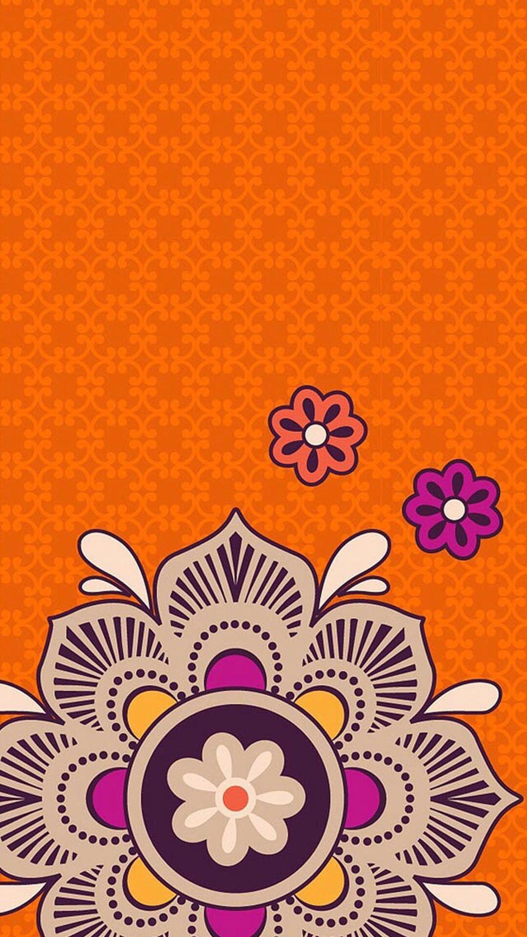 Orange Floral Wallpapers Top Free Orange Floral Backgrounds