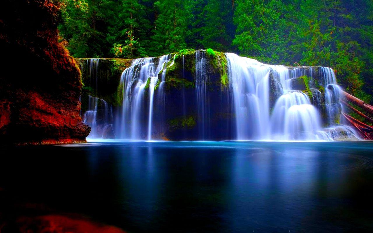 Blue Waterfall Wallpapers Top Free Blue Waterfall Backgrounds