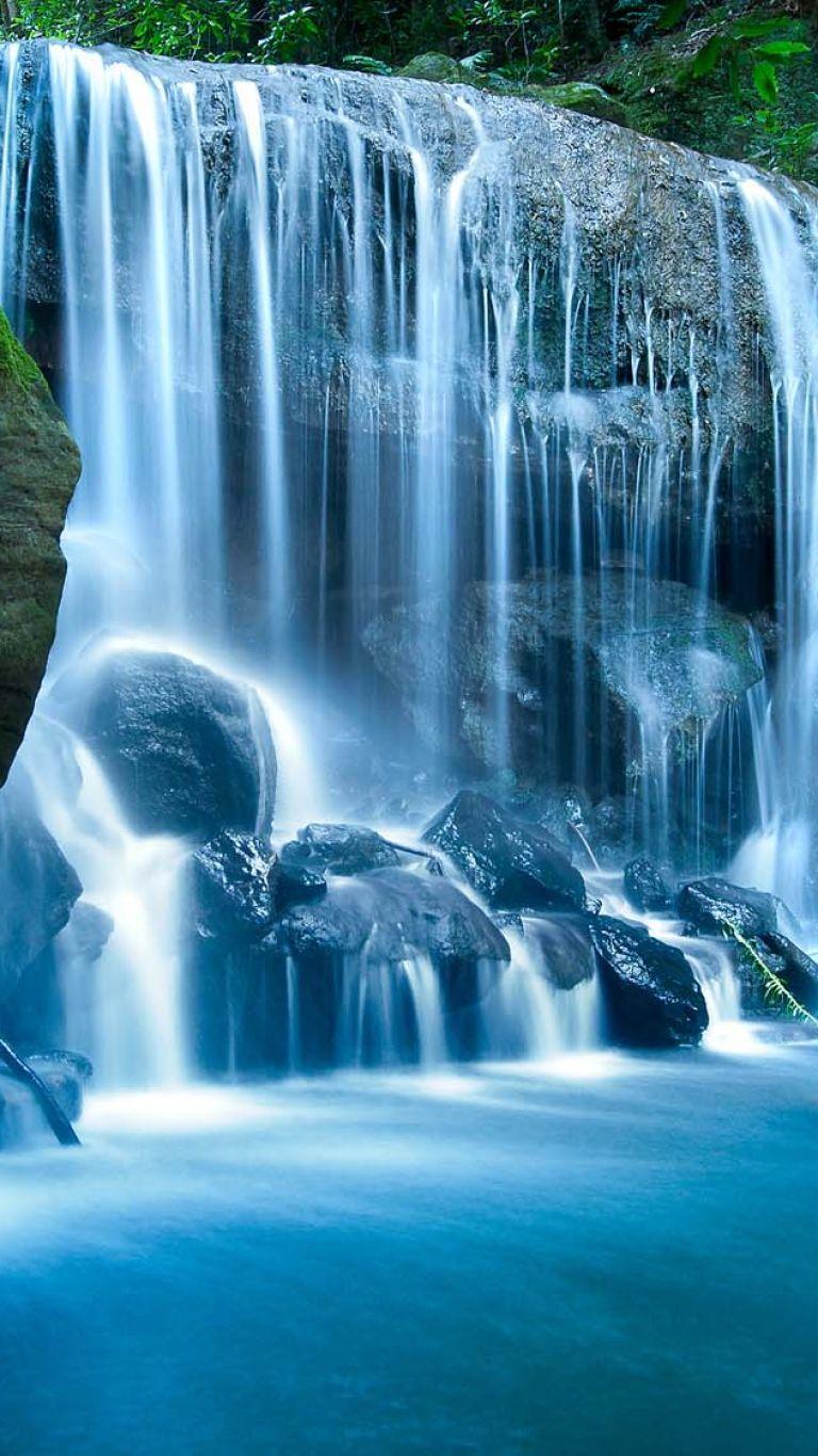Blue Waterfall Wallpapers Top Free Blue Waterfall Backgrounds