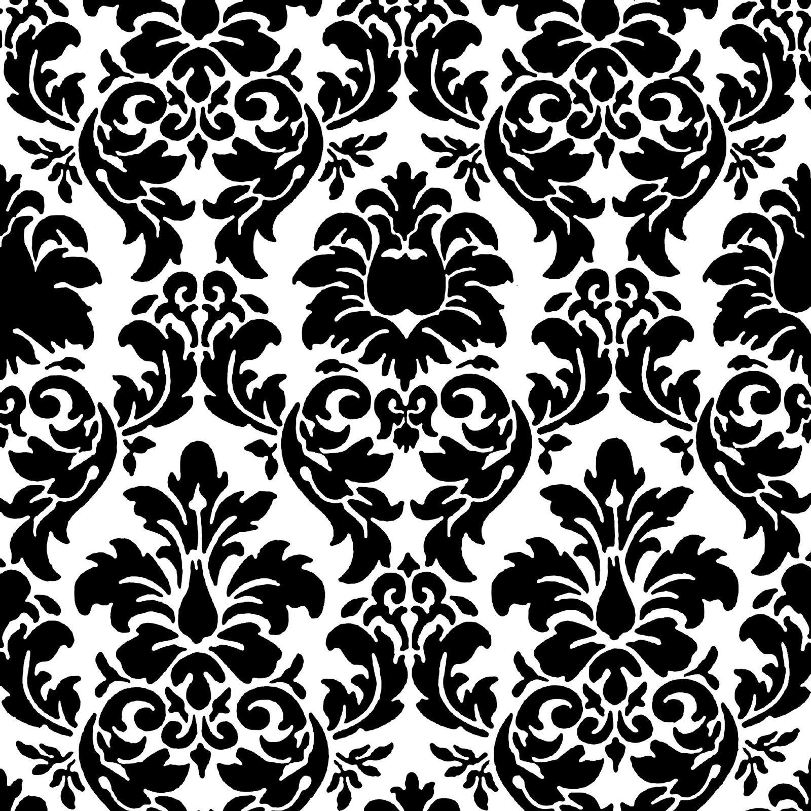 Black and White Damask Wallpapers Top Free Black and White Damask