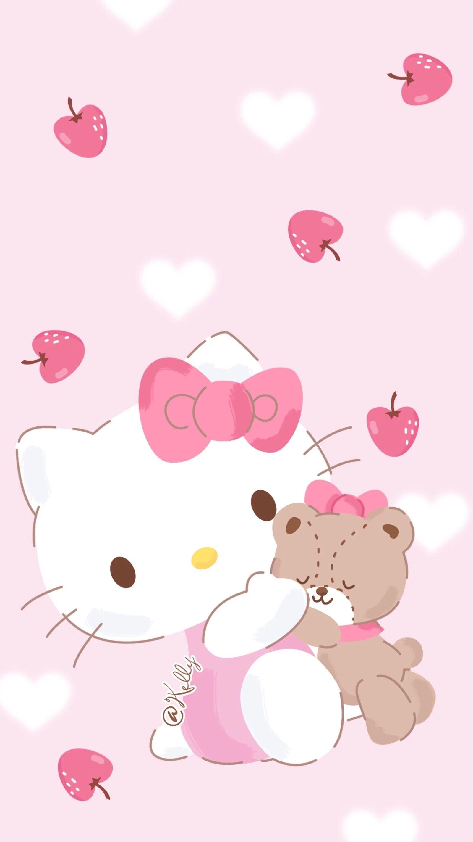 Hello Kitty Pink iPhone Wallpapers Top Free Hello Kitty Pink iPhone