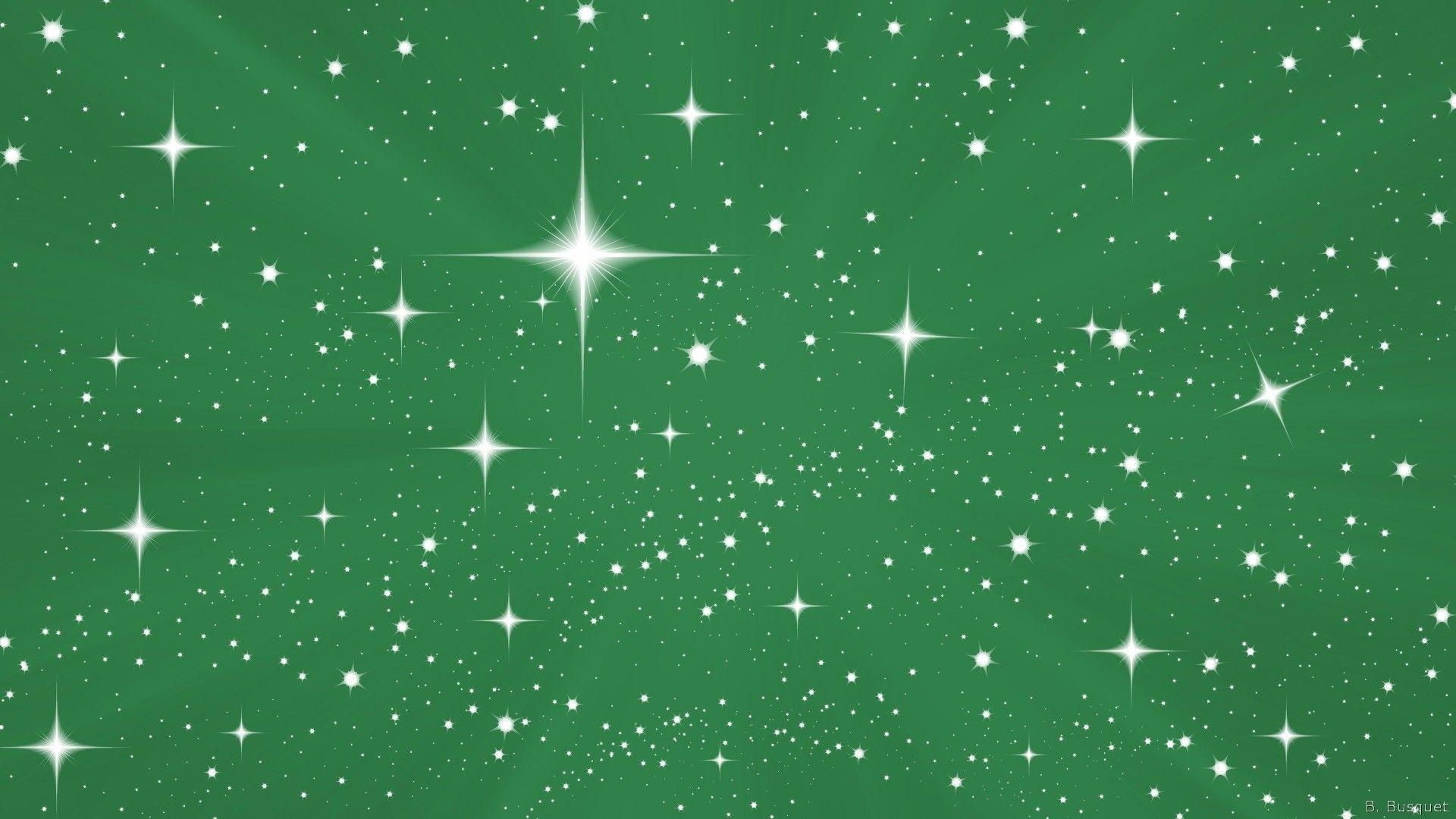 Lime Green Star Background