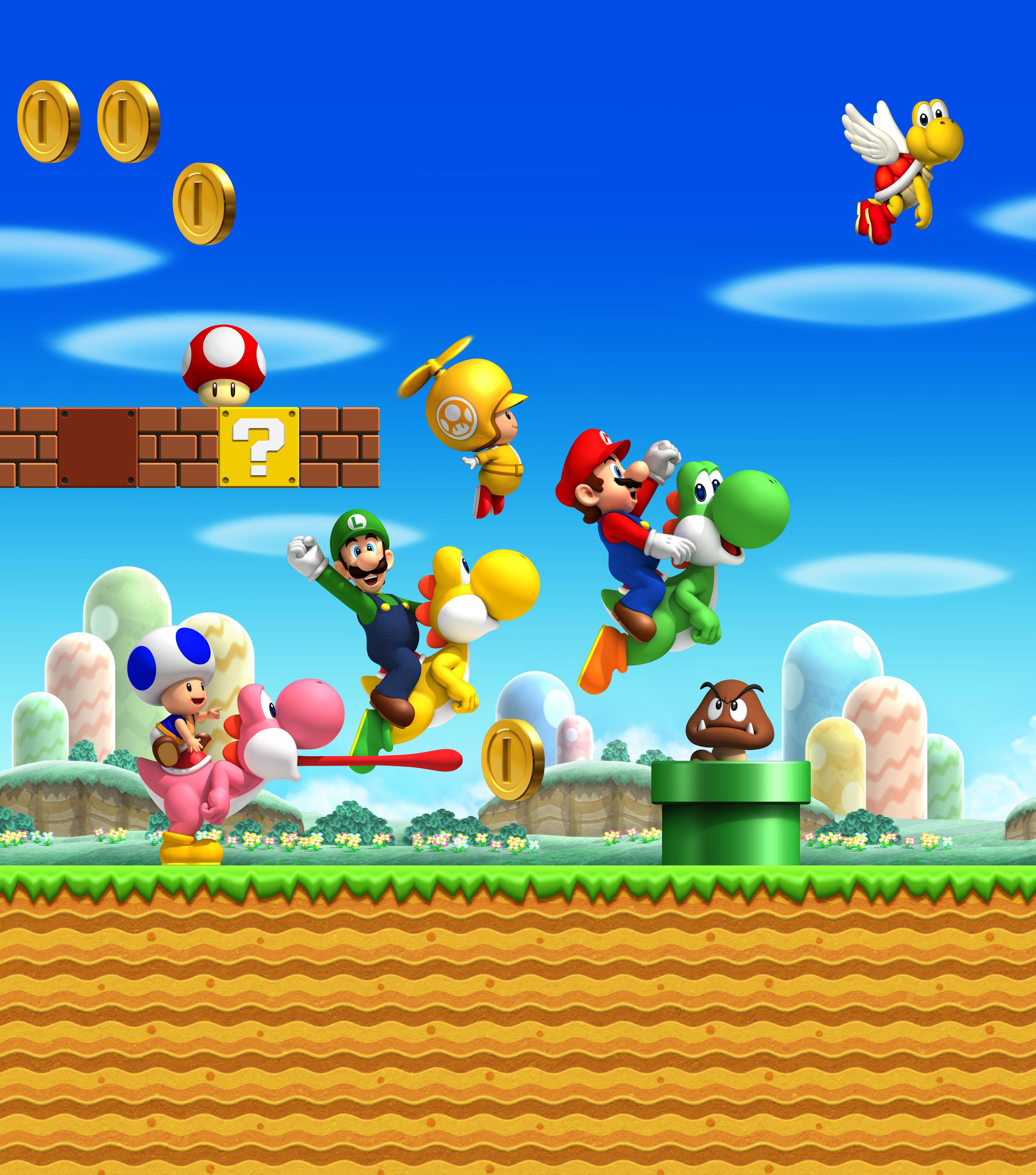 New Super Mario Bros. Wii Wallpapers Top Free New Super Mario Bros