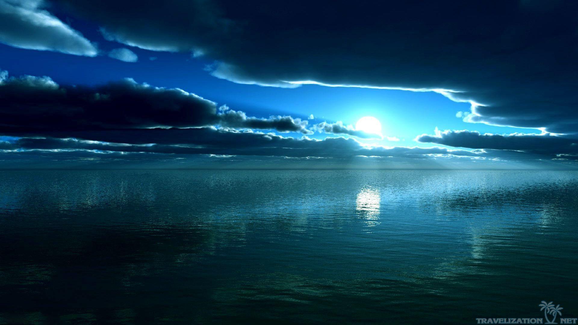 Moonlight Beach Wallpapers Top Free Moonlight Beach Backgrounds