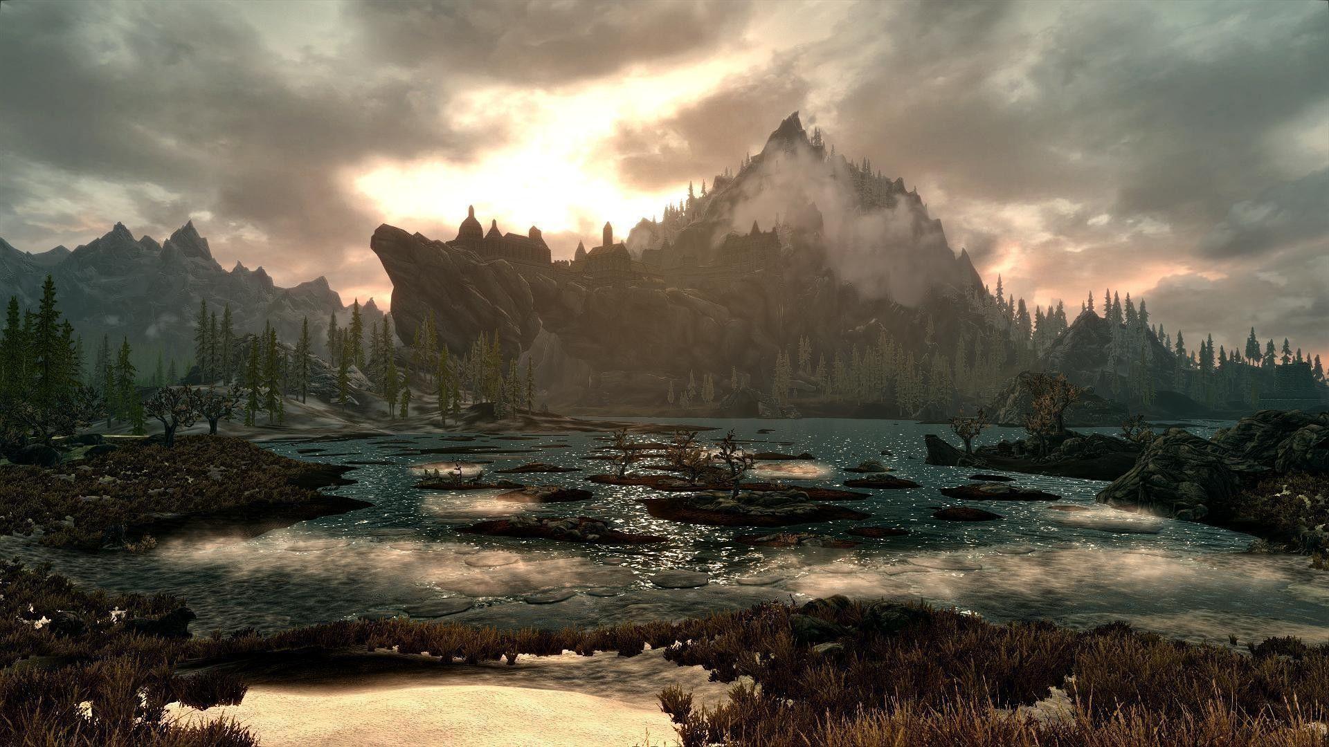 Skyrim Landscape Wallpapers Top Free Skyrim Landscape Backgrounds