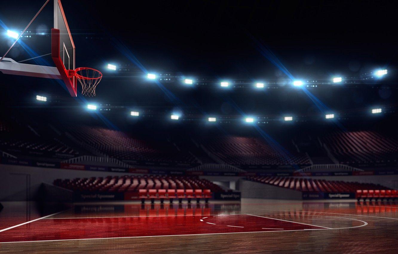 Basketball Arena Background