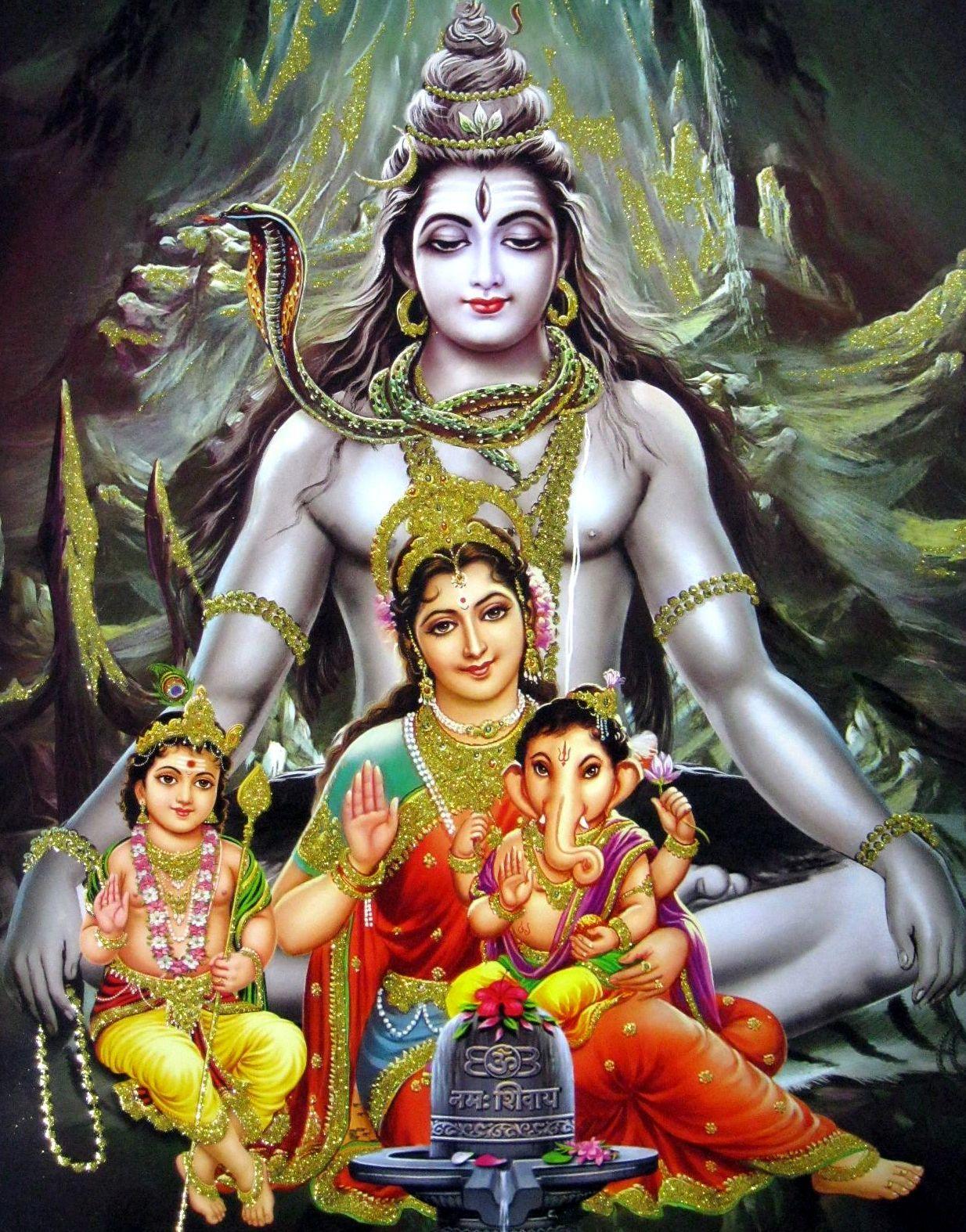Shiv Parivar Wallpapers Top Free Shiv Parivar Backgrounds WallpaperAccess