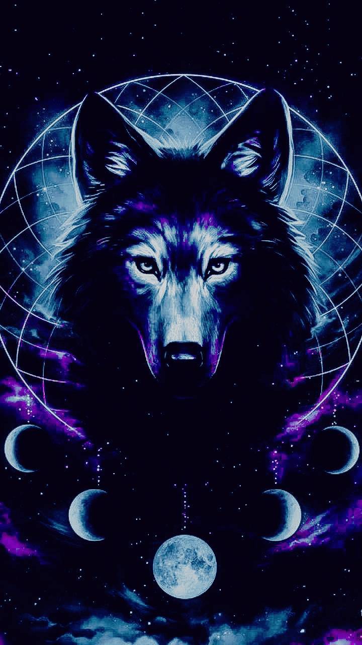 Blue Wolves Wallpapers Top Free Blue Wolves Backgrounds WallpaperAccess