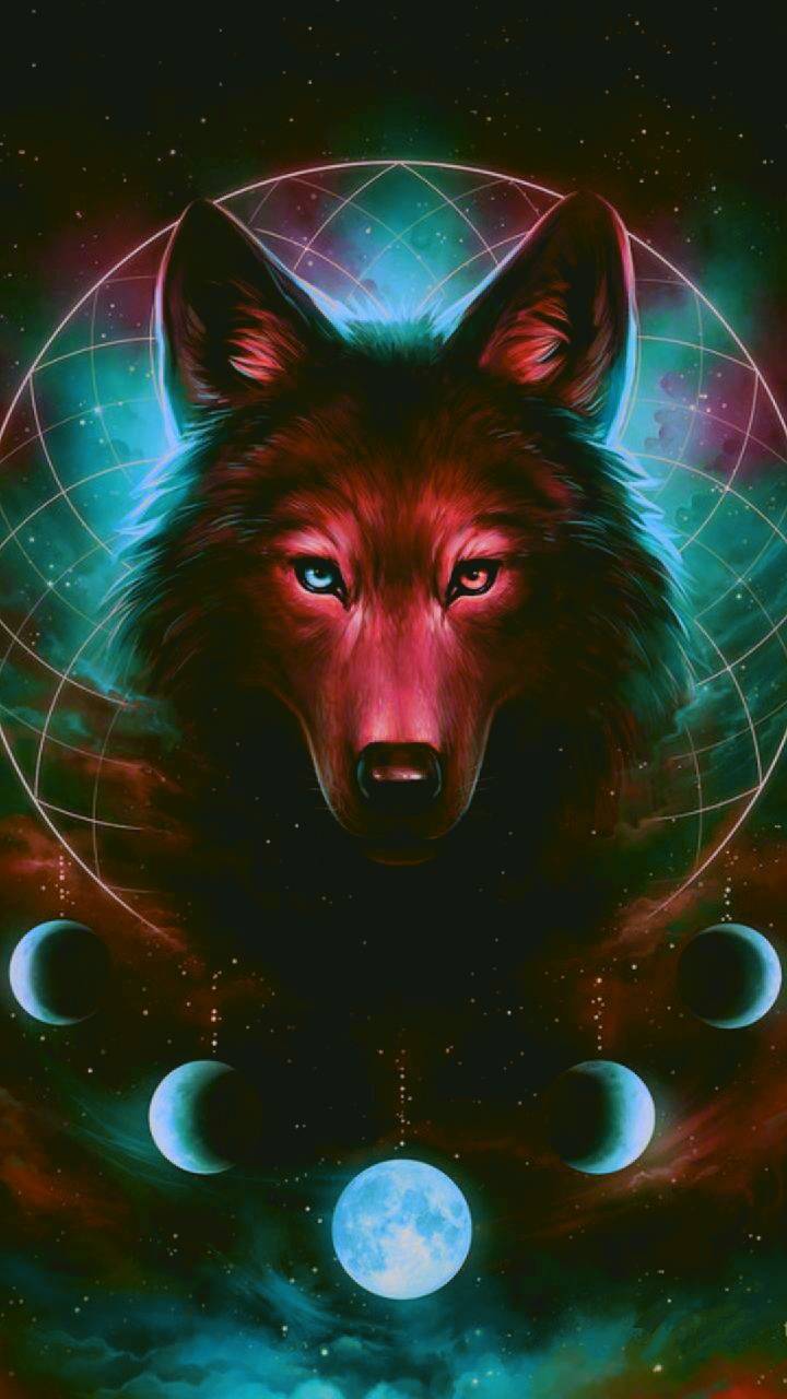Red Moon Wolf Wallpapers Top Free Red Moon Wolf Backgrounds