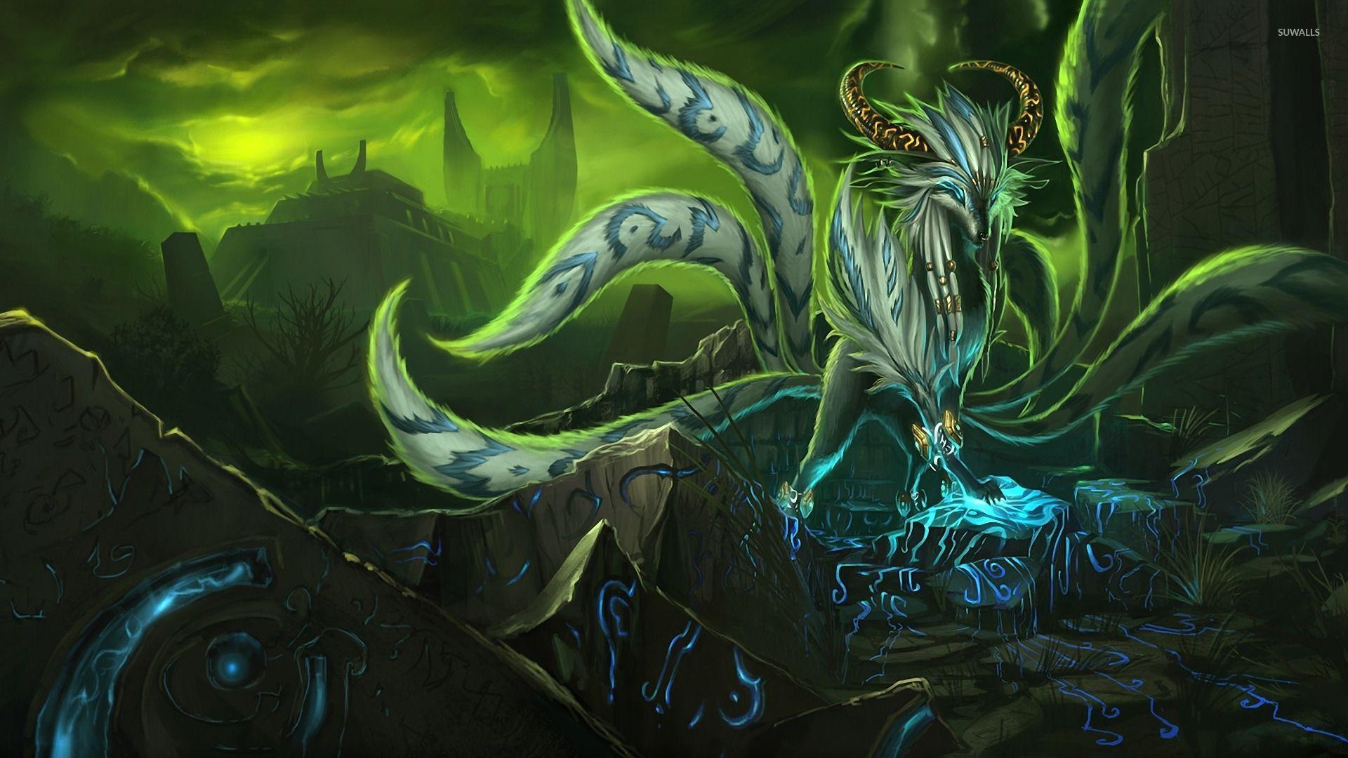 Kitsune Wallpapers Top Free Kitsune Backgrounds WallpaperAccess