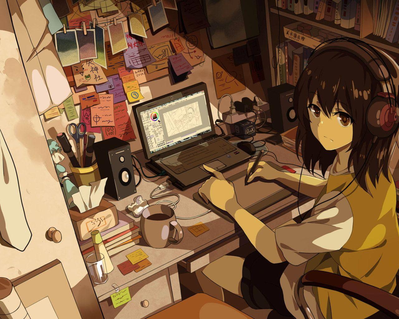 Anime office Wallpapers Top Free Anime office Backgrounds
