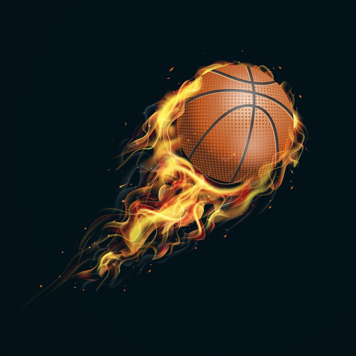 Basketball On Fire Wallpapers Top Free Basketball On Fire Backgrounds