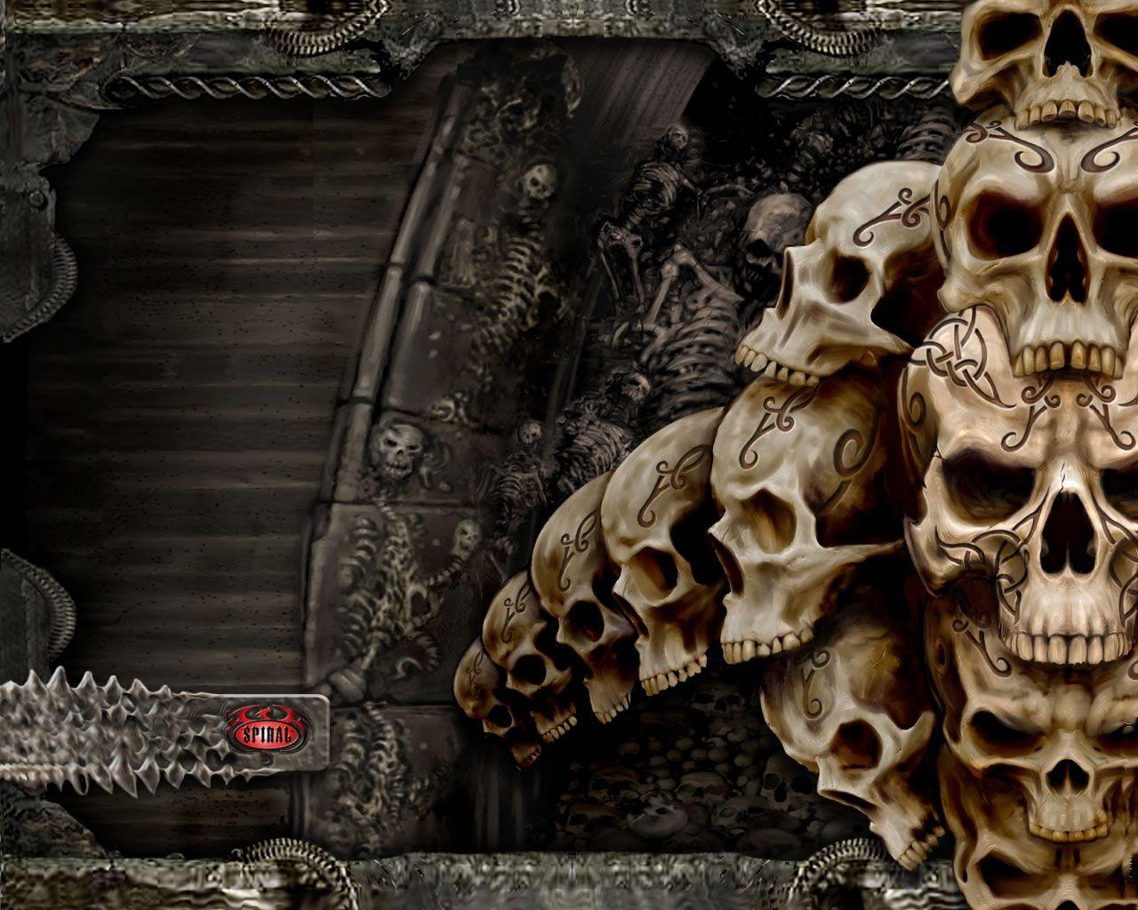 Scary Skulls Wallpapers Top Free Scary Skulls Backgrounds