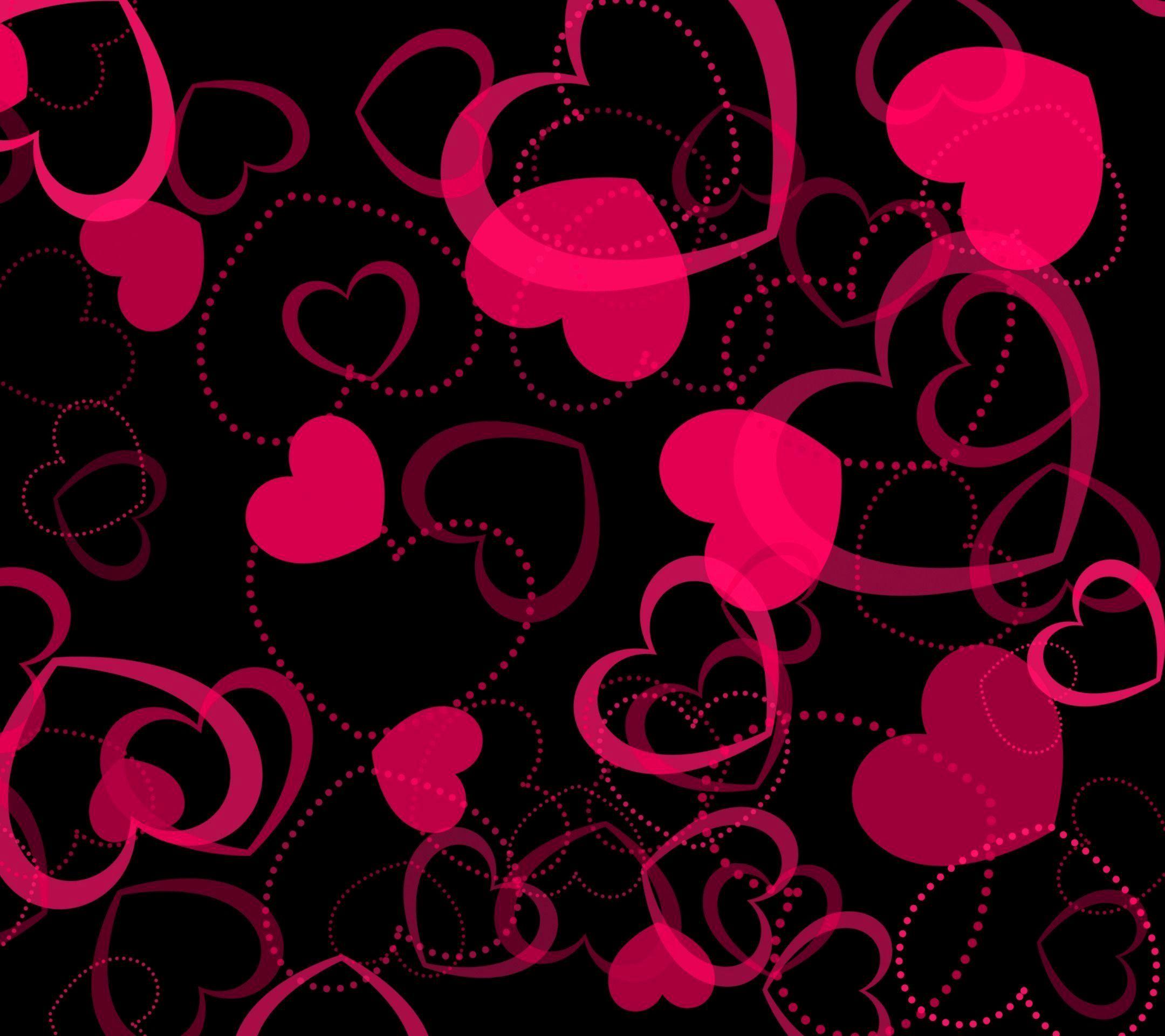 Pink Heart Desktop Wallpapers Top Free Pink Heart Desktop Backgrounds